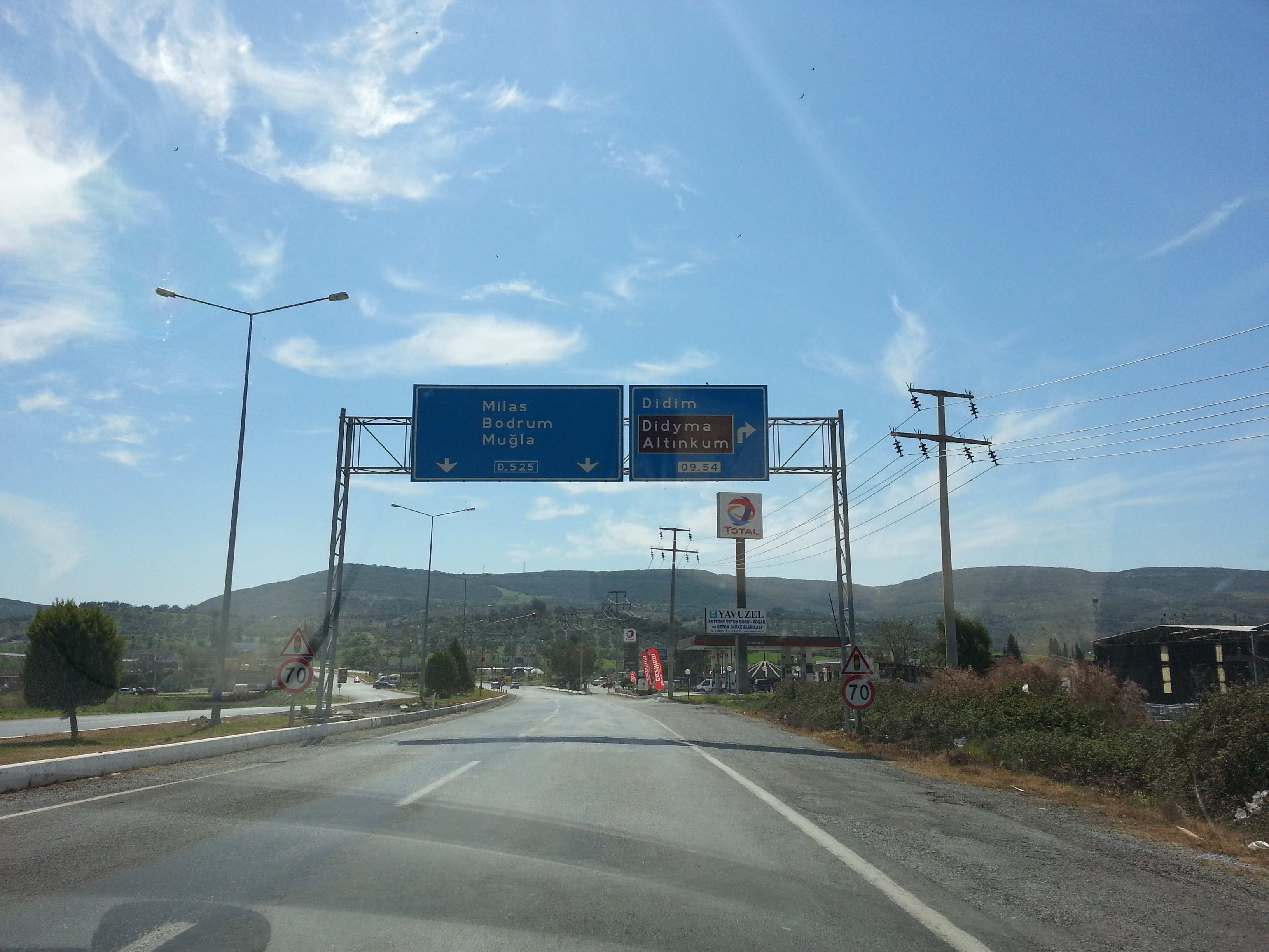 Schild Bodrum/Didim